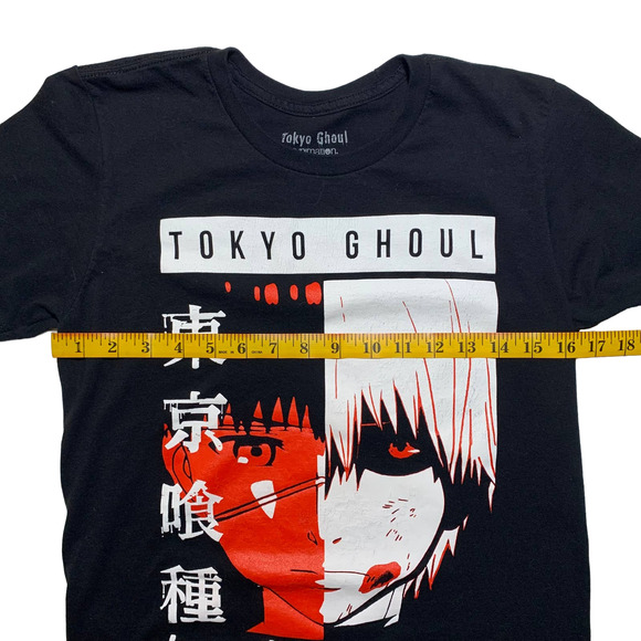 Tokyo Ghoul | Women | Black Ken Kaneki Graphic Short Sleeve Tee | Small - Picture 4 of 11